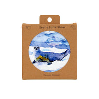 Seal a Little Show | Ceramic Coaster