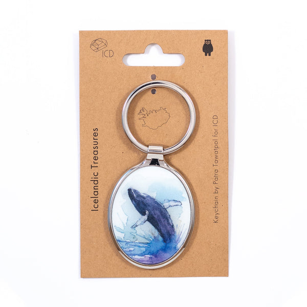 Whale Dancing in the Sky | Keychain