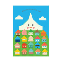 Welcom to Rainbow Town | Postcard